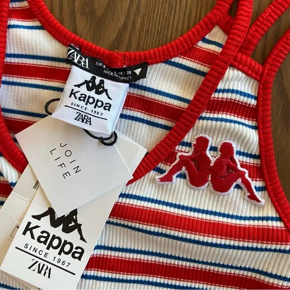 Zara Kappa limited edition ribbed jersey romper - Picture 6 of 6